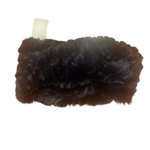 Black sequin velour scarf